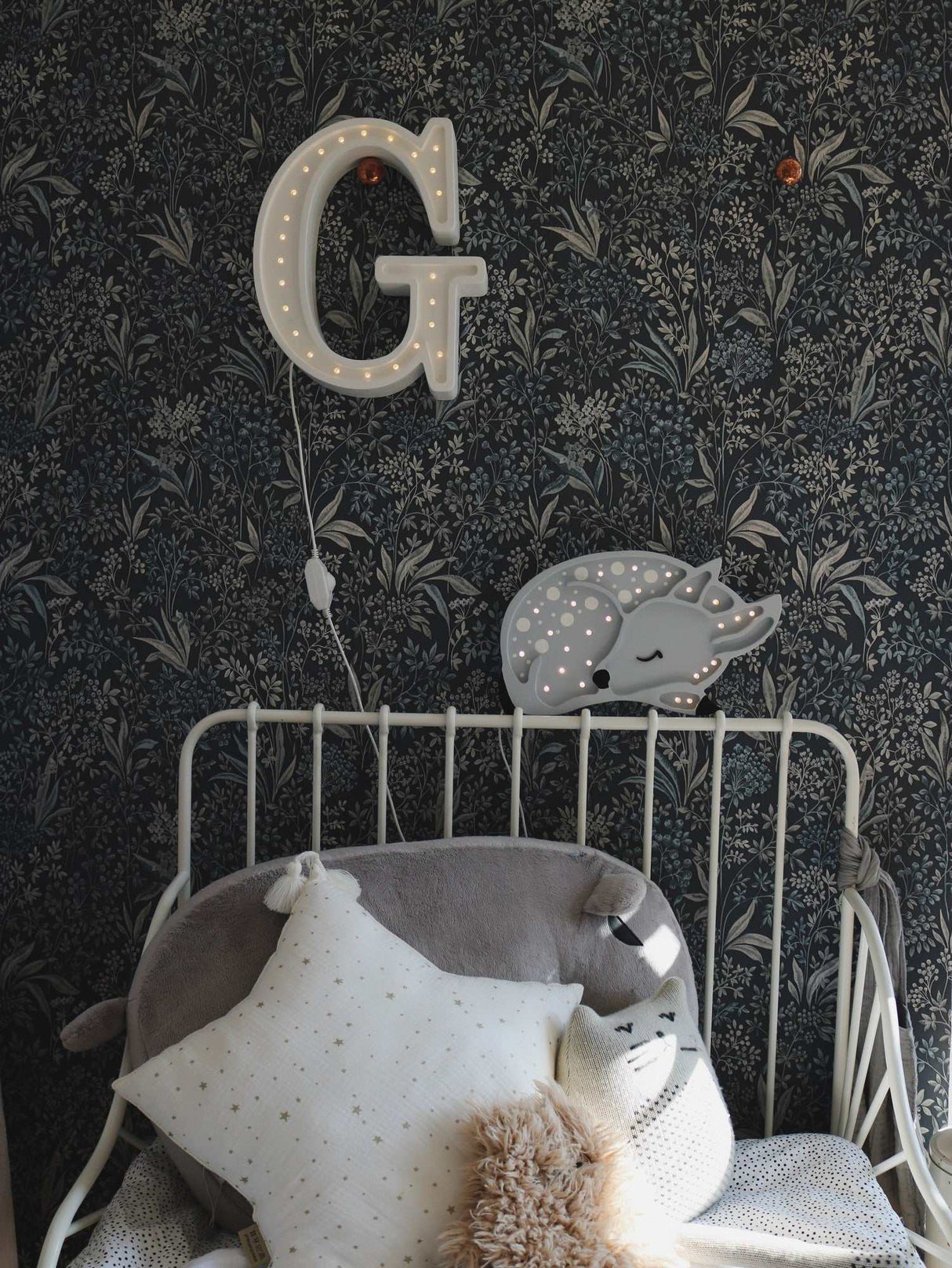 Lampe- Reh grau