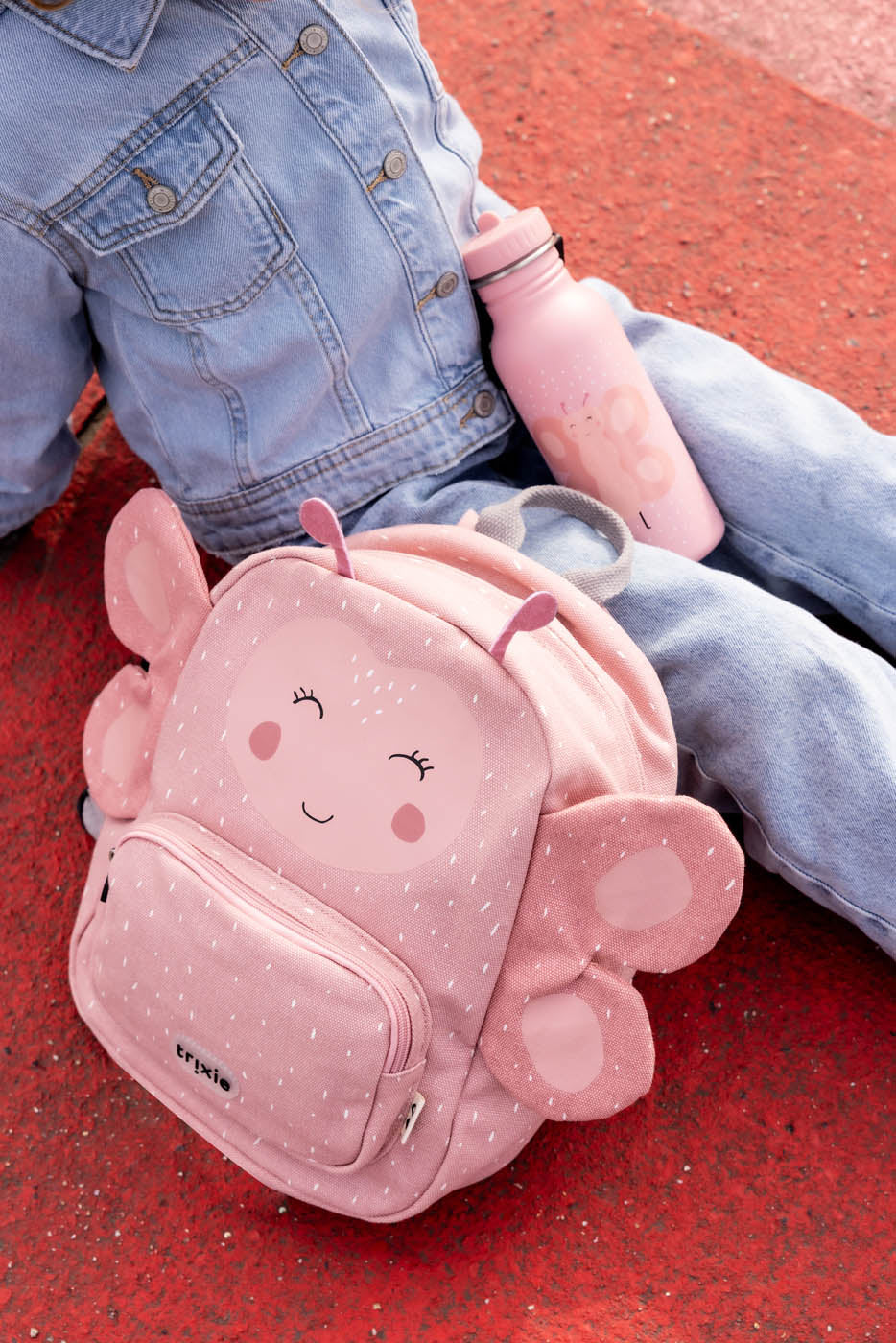 Schulset - Rucksack & Trinkflasche - Mrs. Butterfly
