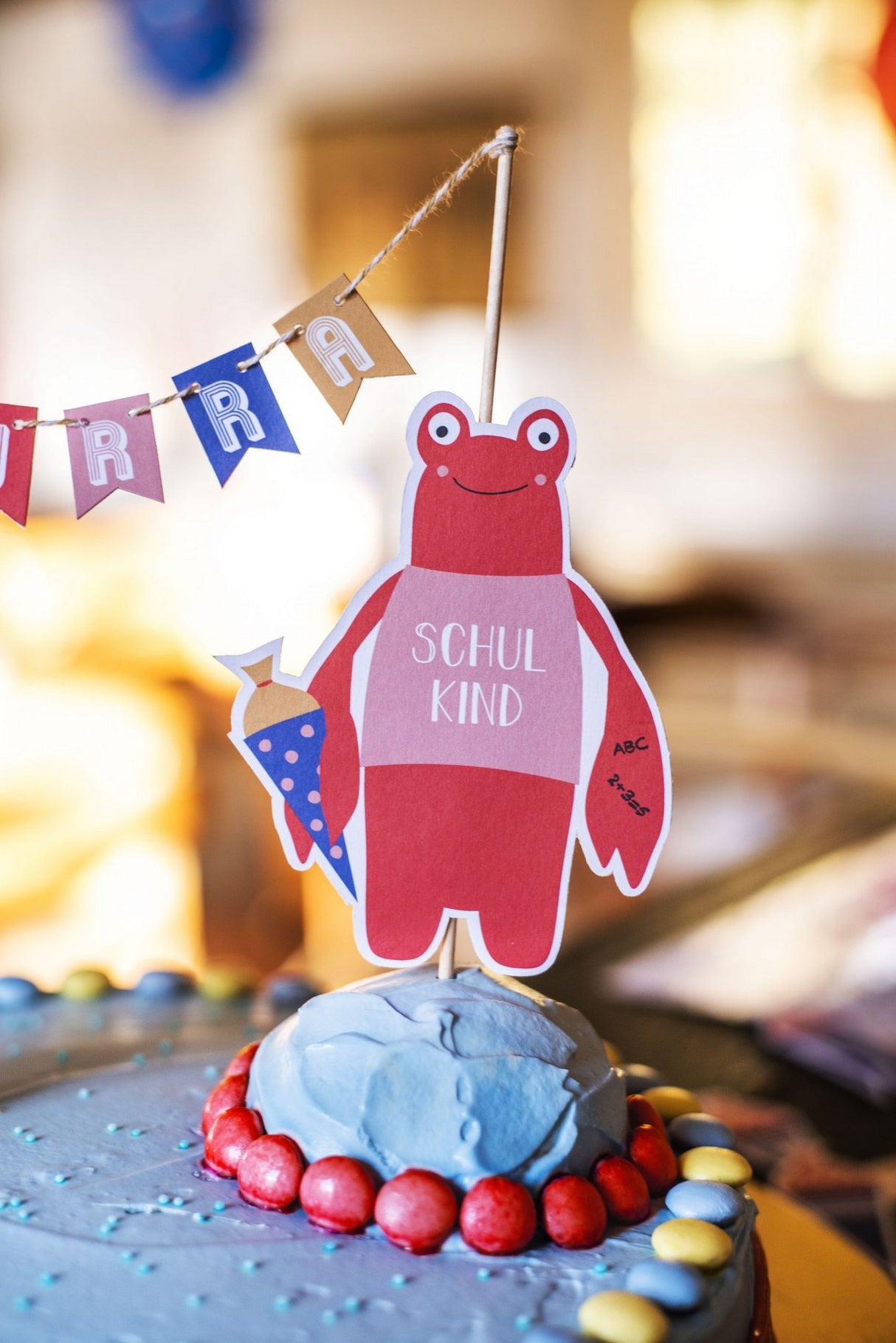 Kuchen- Deko Äffchen & Hummer