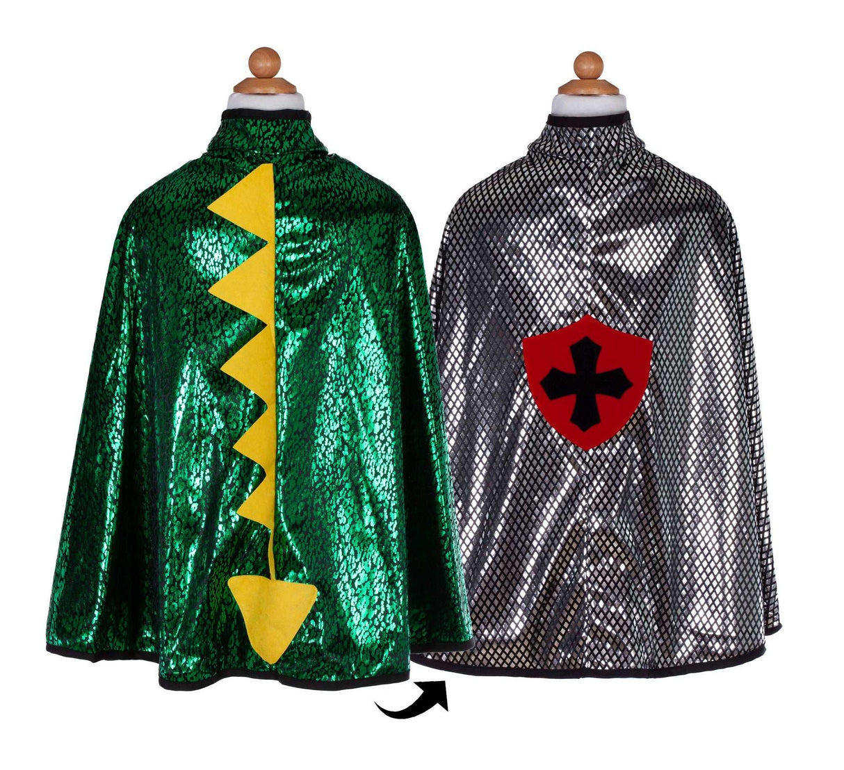 Drache/Ritter Wendecape 5-6 Jahre