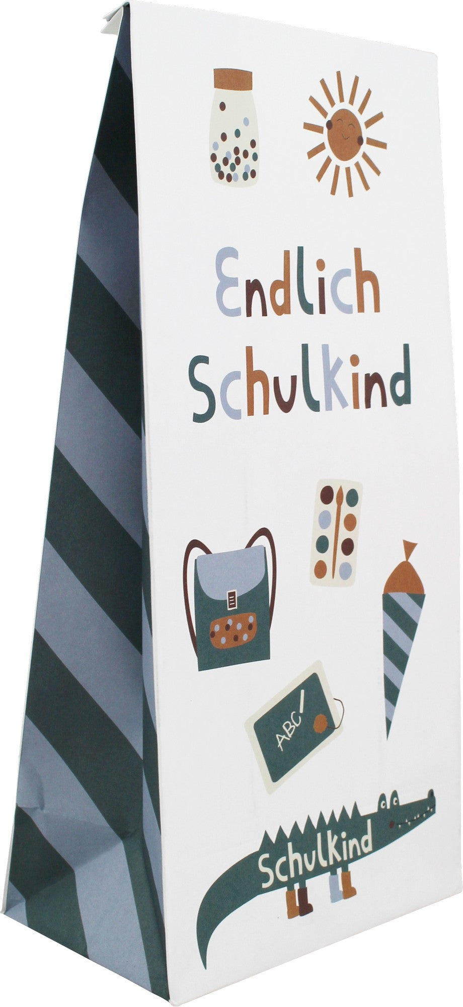 Papiergeschenktüte Krokodil