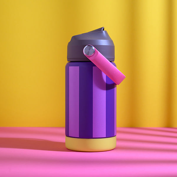 Trinkflasche Stripes lila-flieder 35ml