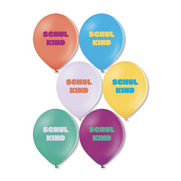 Luftballons Schulkind