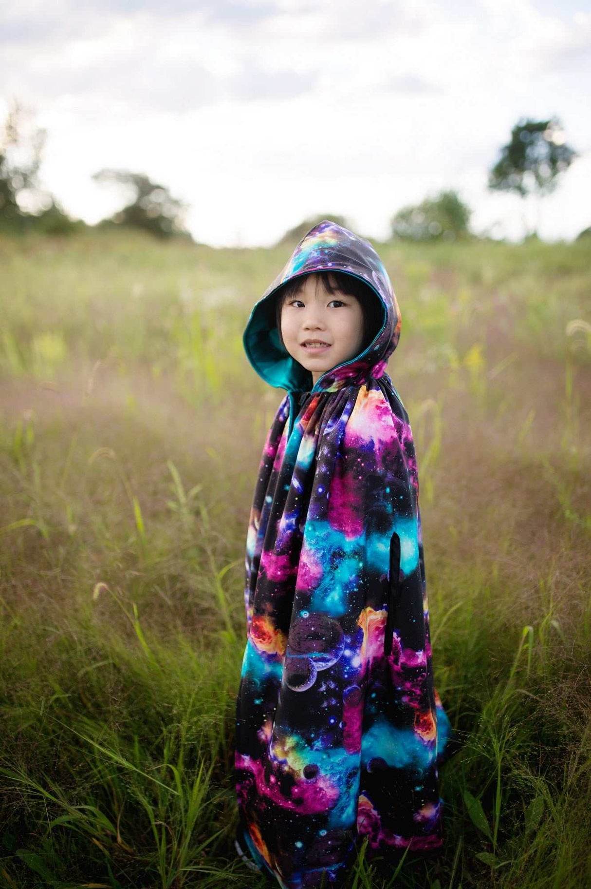 Galaxy Umhang 5-6 Jahre