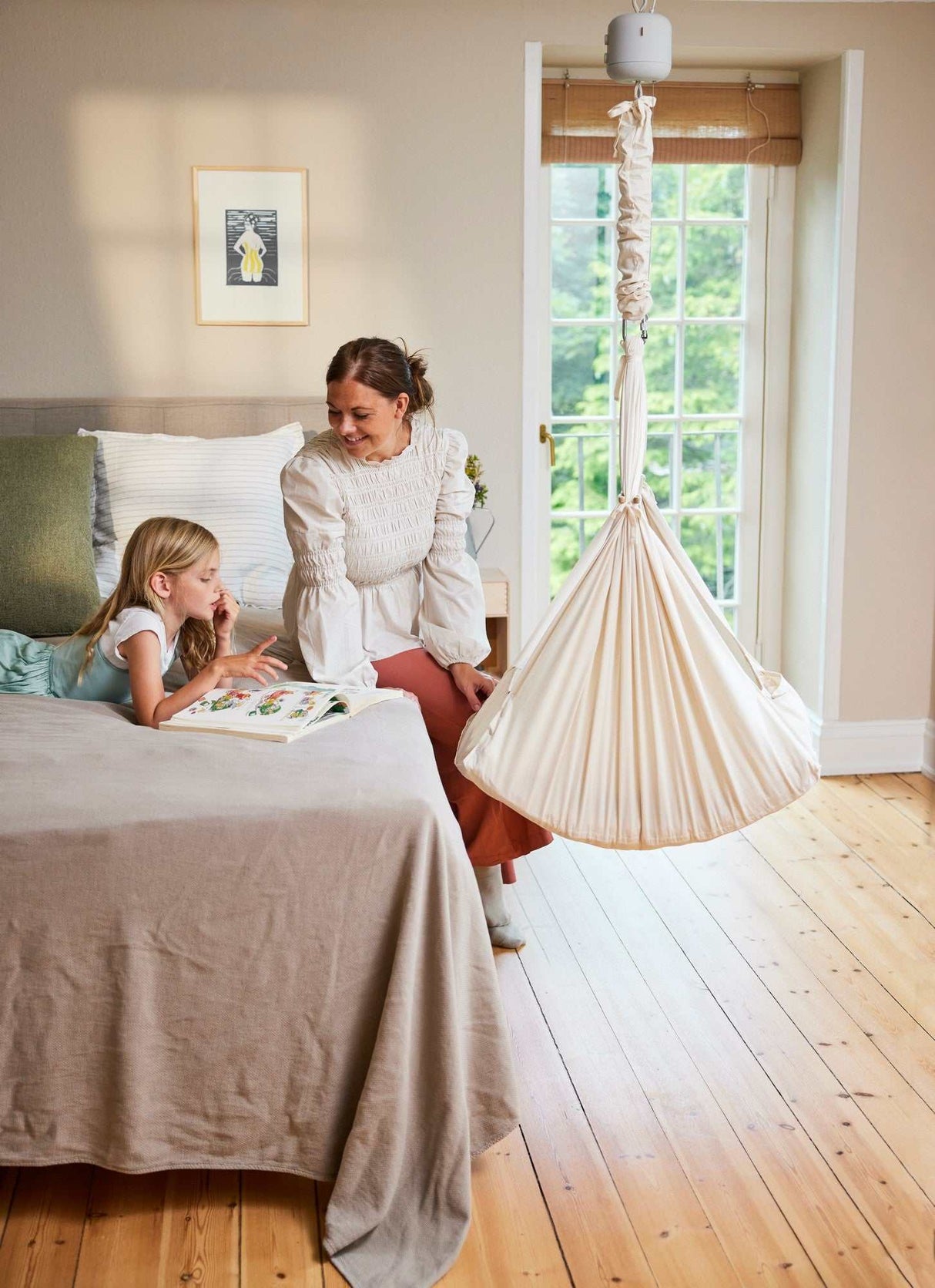 Federwiegen Set/ Wiege+ Motor+ Ständer