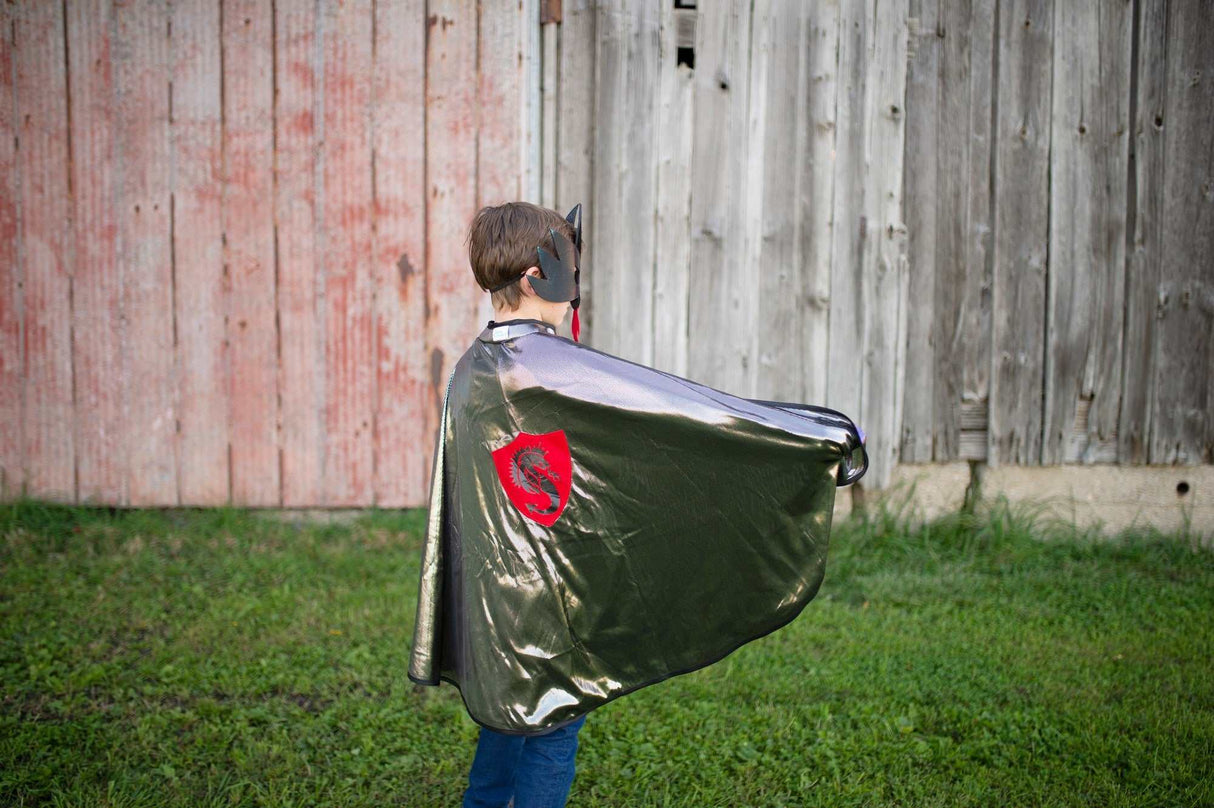 Drachenritter-Umhang & Maske 5-6 Jahre