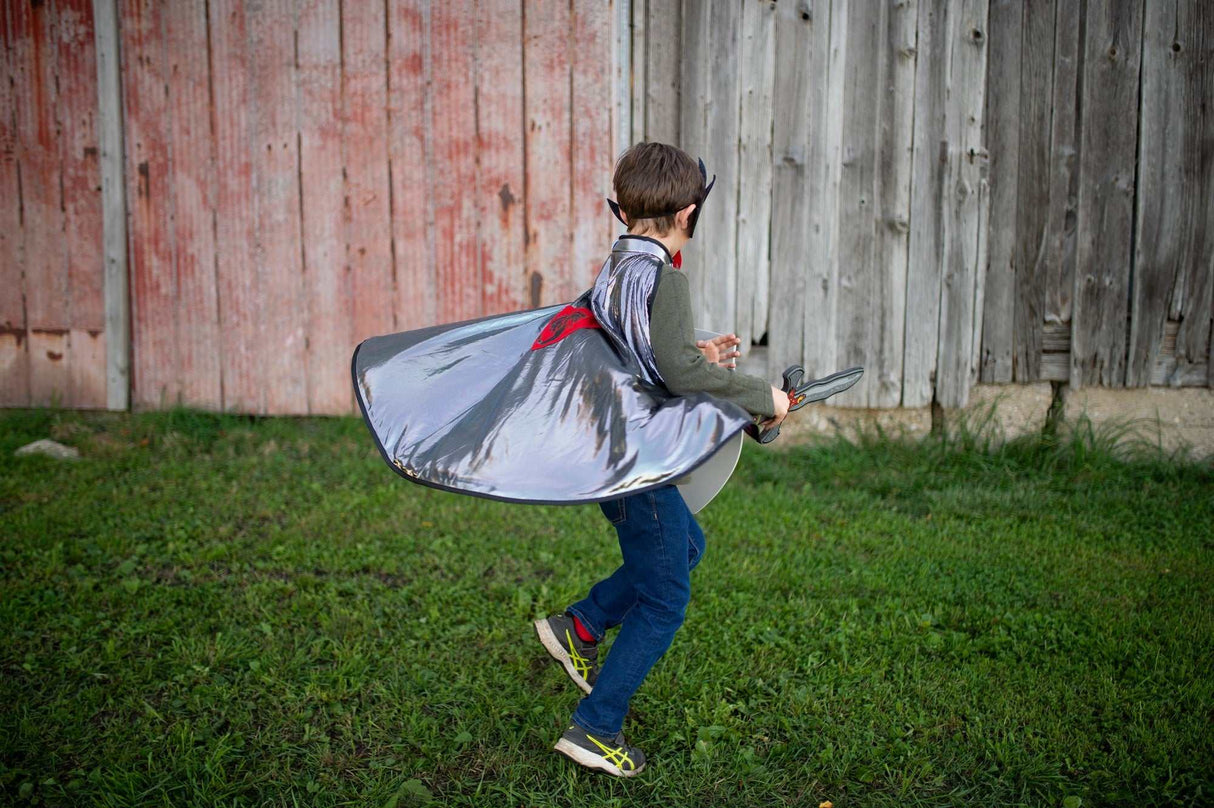 Drachenritter-Umhang & Maske 5-6 Jahre