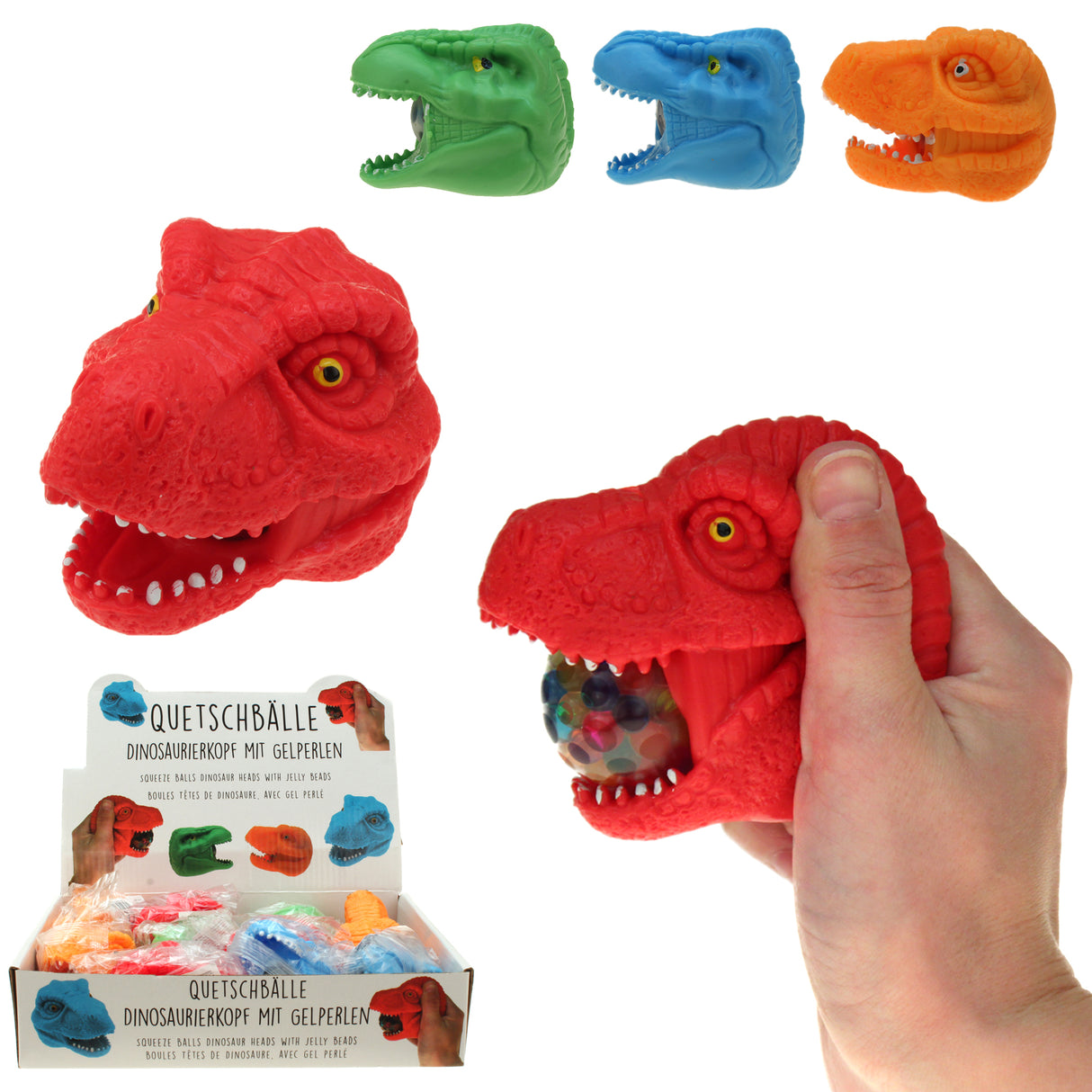 Quetschball Dinosaurier Kopf