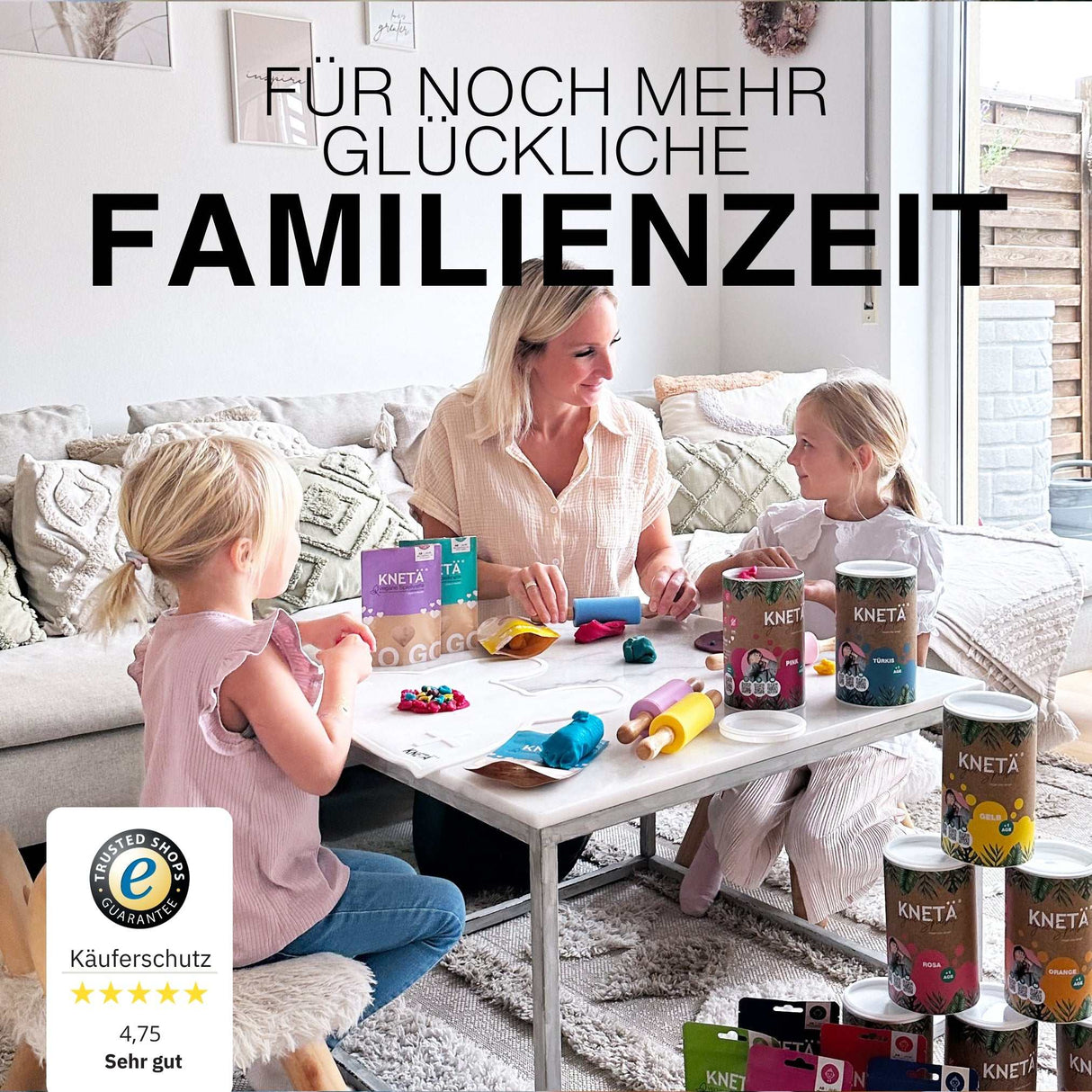Spielknete 4er Set