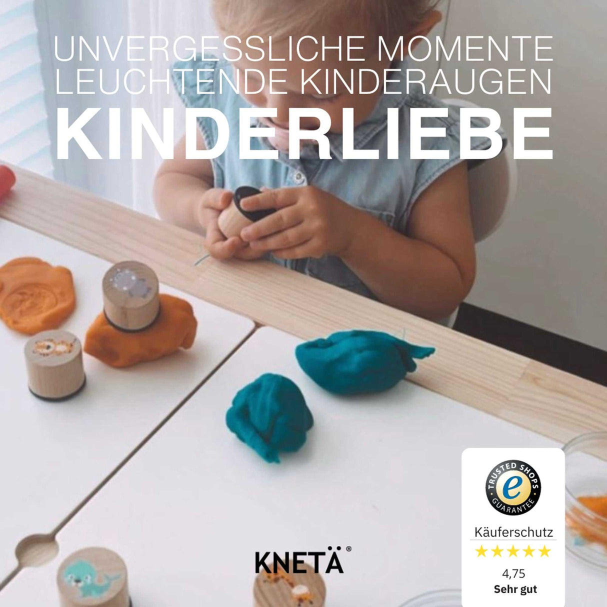 Spielknete 4er Dosen Set