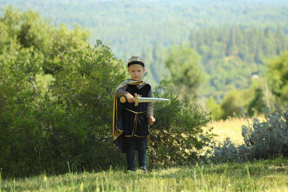 Ritter Kostüm 3 teilig, gold 7-8 Jahre