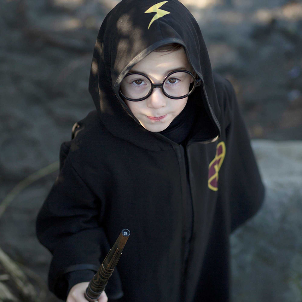 Zauberer-Umhang & Brille 5-6 Jahre