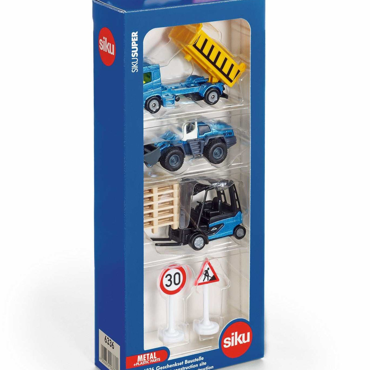 aufbewahrung siku autos Geschenkset Baustelle