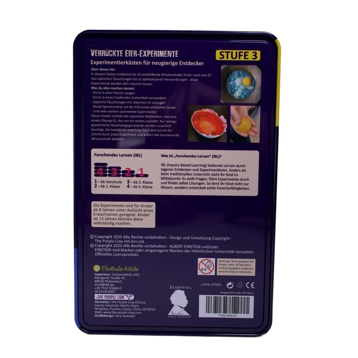 Einstein Experimentierkasten - Verrückte Eier-Experimente