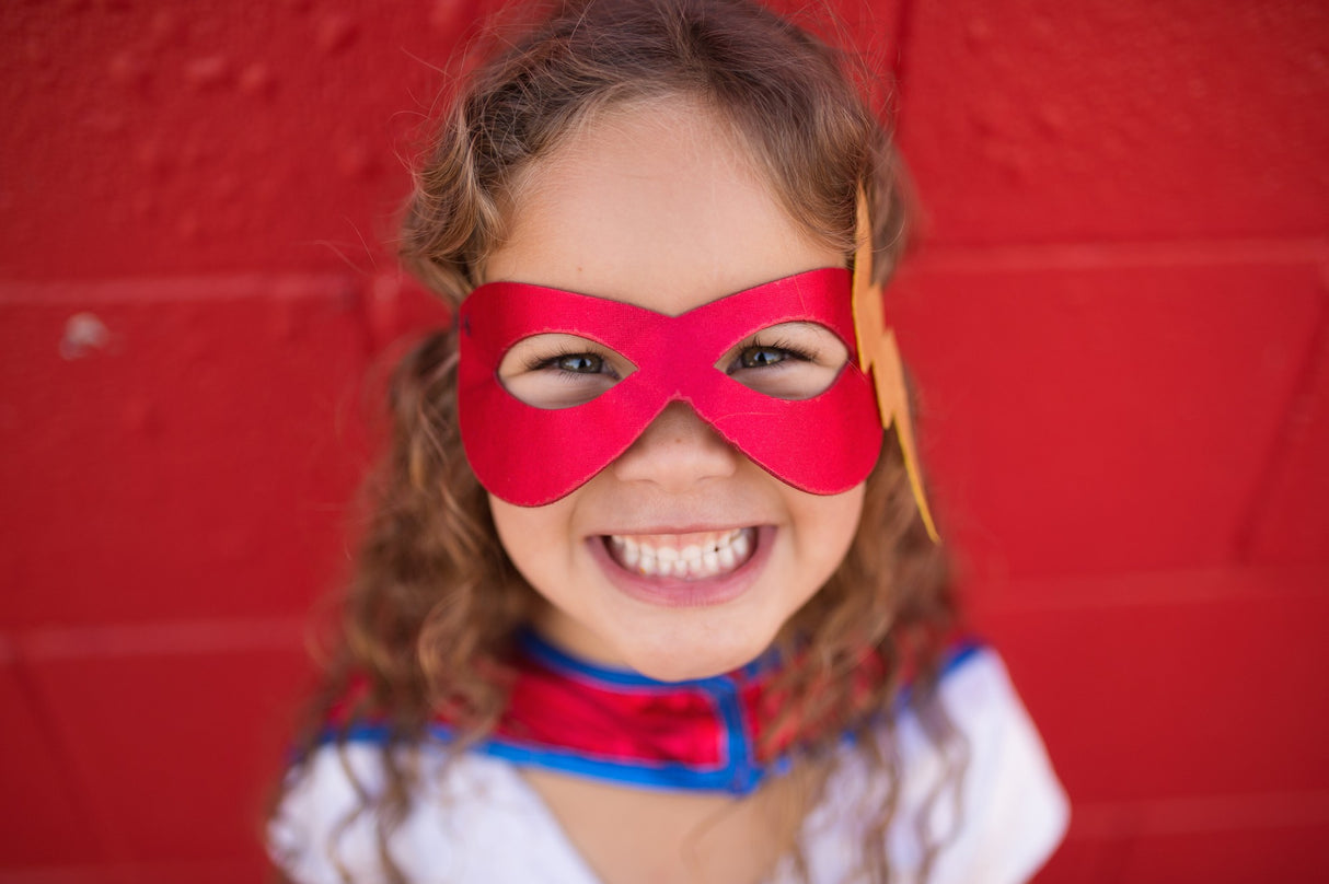 Superheldin Tutu & Umhang & Maske 4-6 Jahre