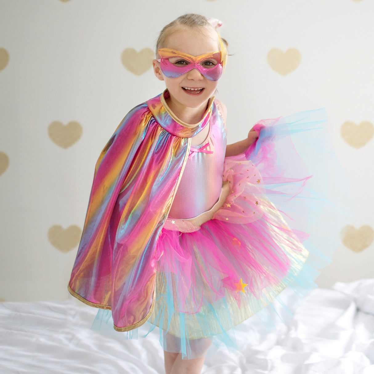 Super-Duper Tutu & Umhang & Maske 4-6 Jahre