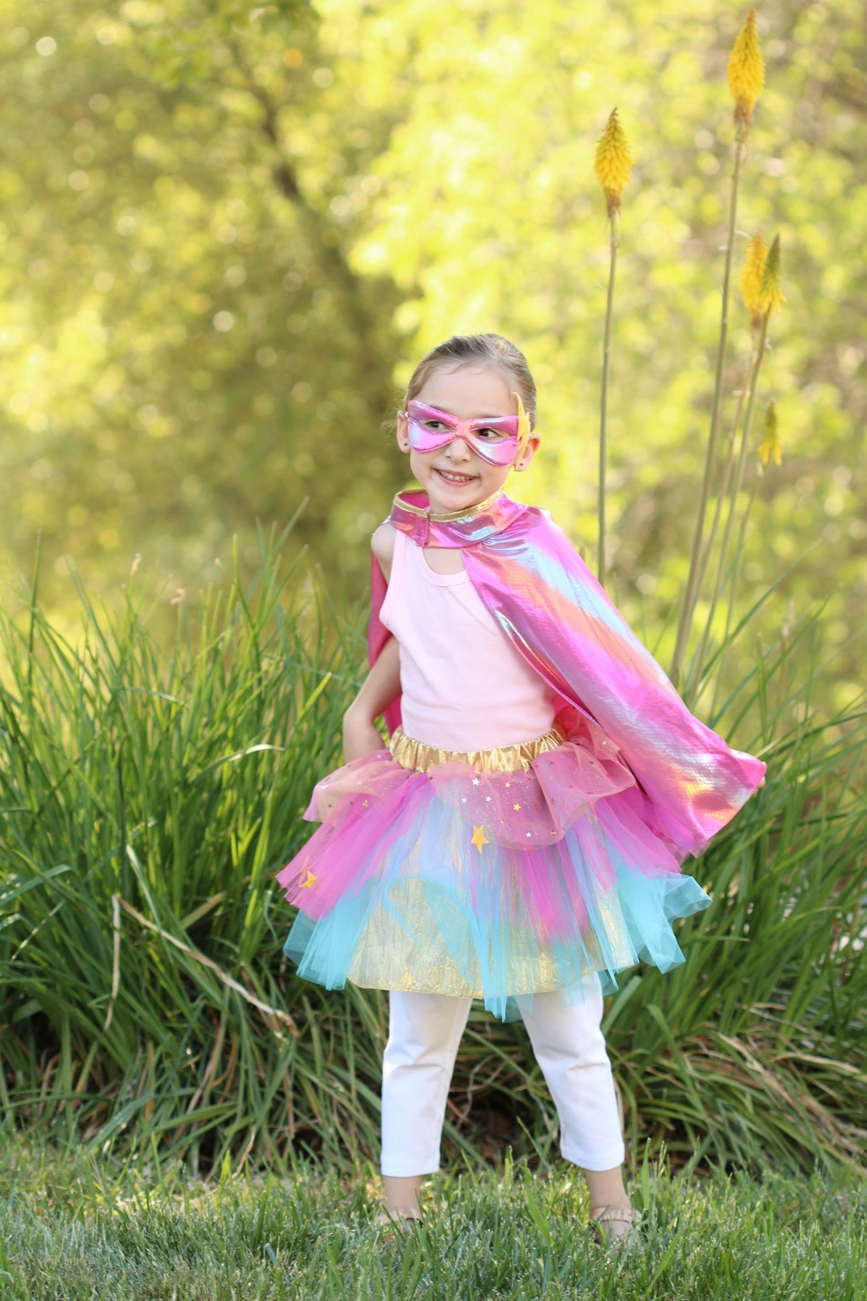 Super-Duper Tutu & Umhang & Maske 4-6 Jahre