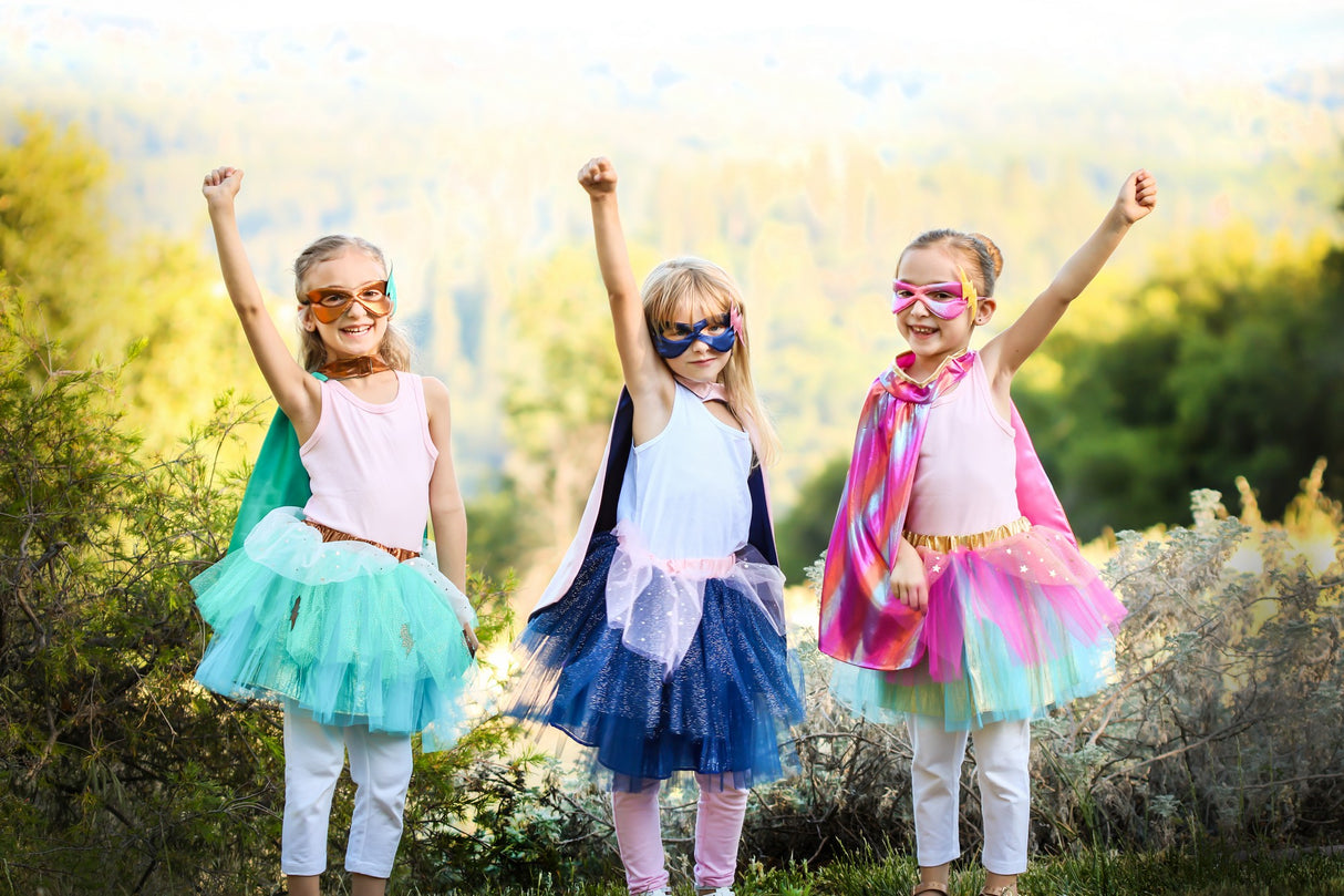 Super-Duper Tutu & Cape & Maske 7-8 Jahre