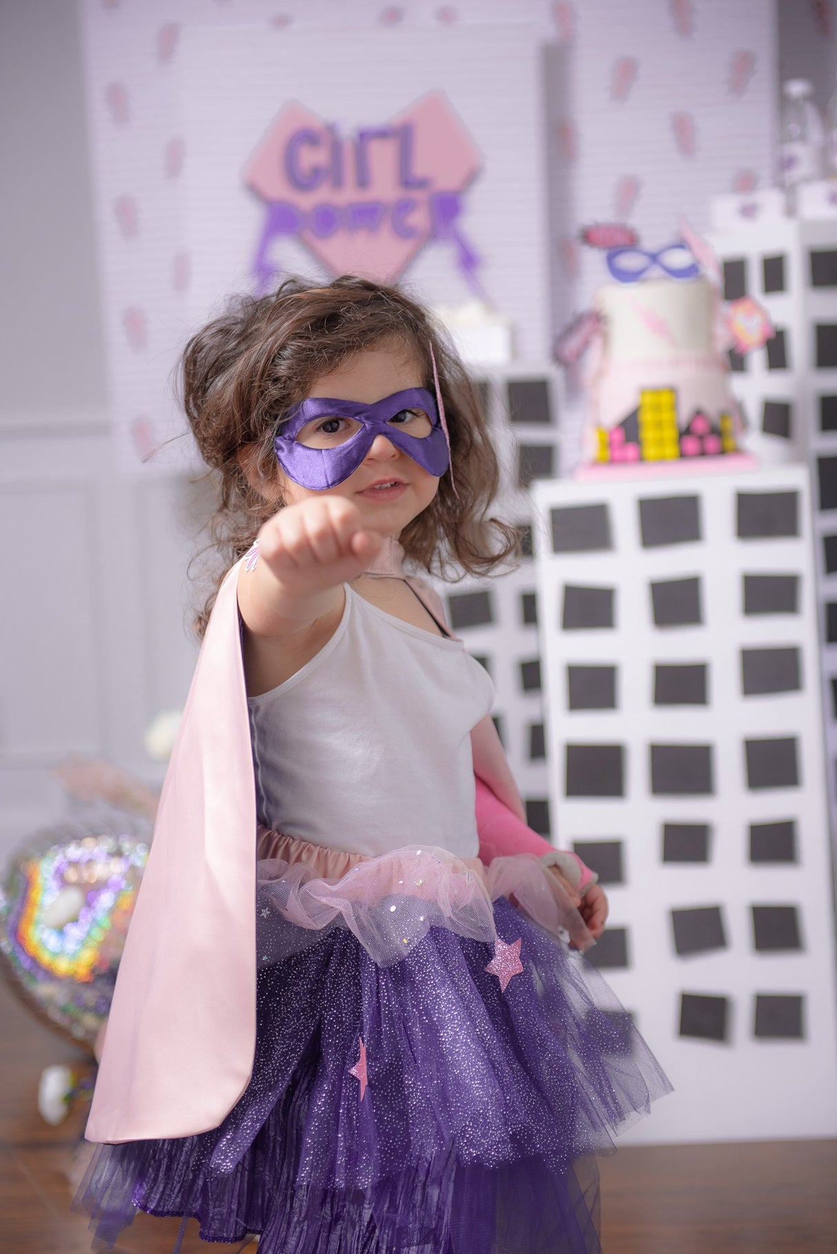 Super-Duper Tutu & Cape & Maske 7-8 Jahre