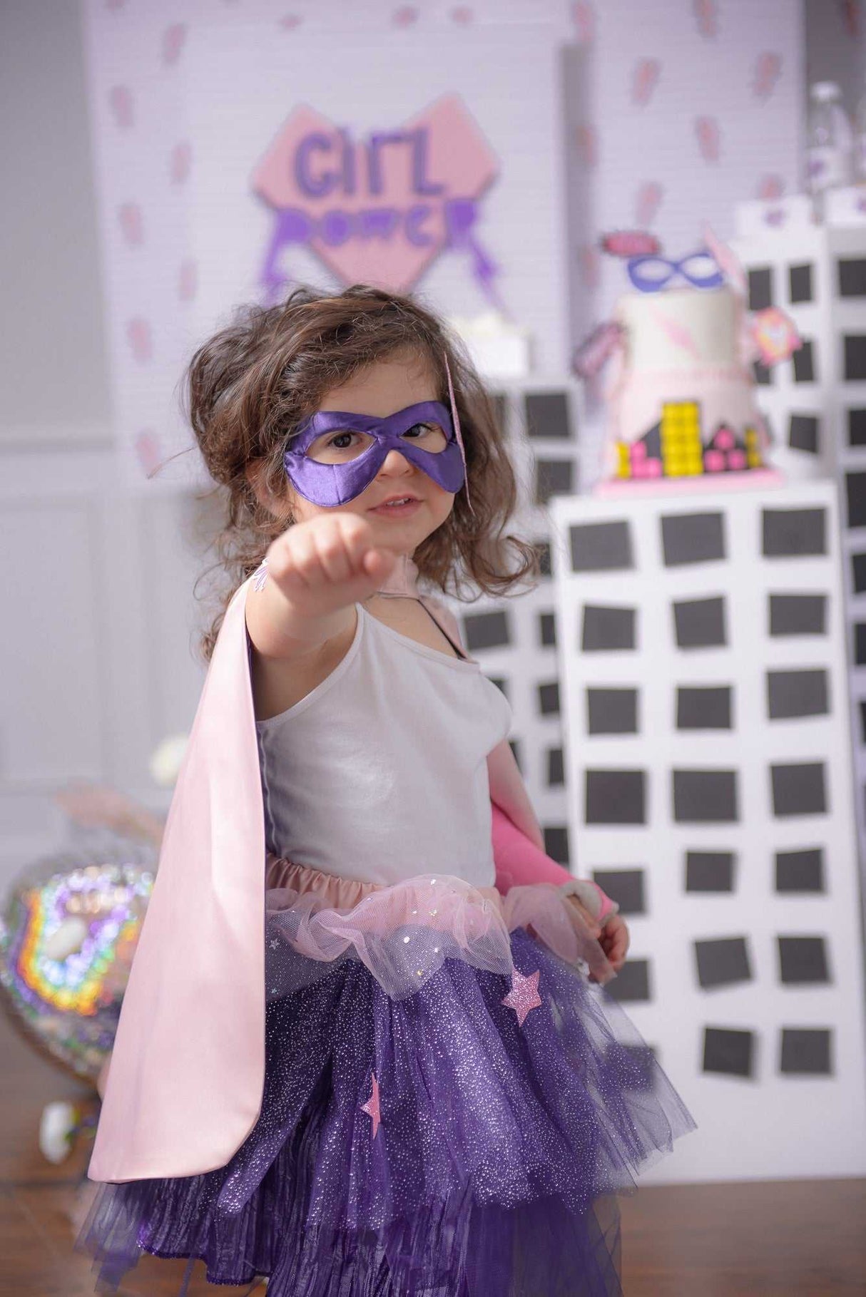 Super-Duper Tutu & Cape & Maske 7-8 Jahre