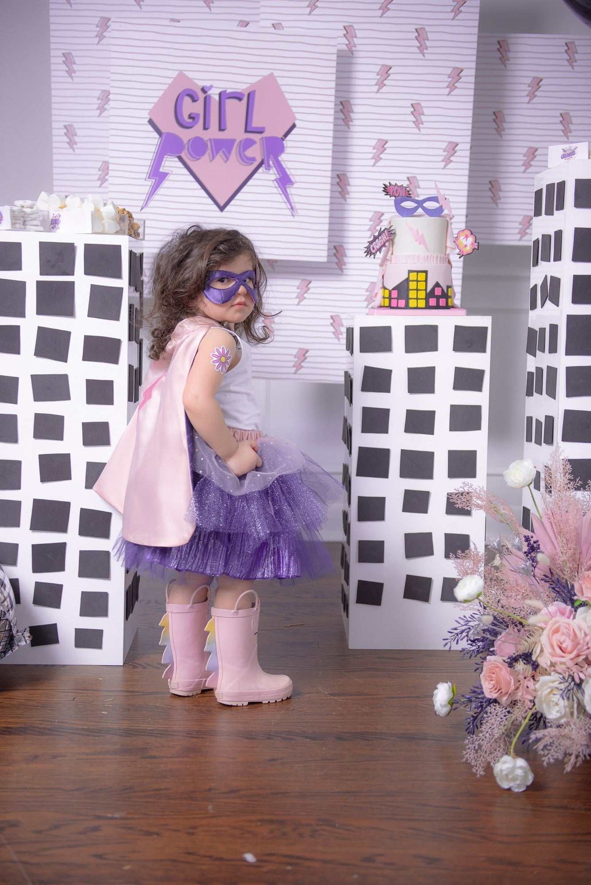 Super-Duper Tutu & Cape & Maske 7-8 Jahre