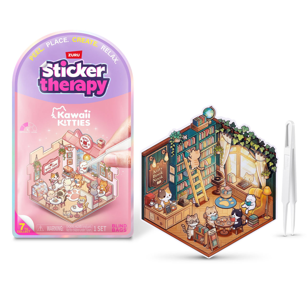 Zuru Sticker Therapie - Kawaii Kätzchen (1Stück)