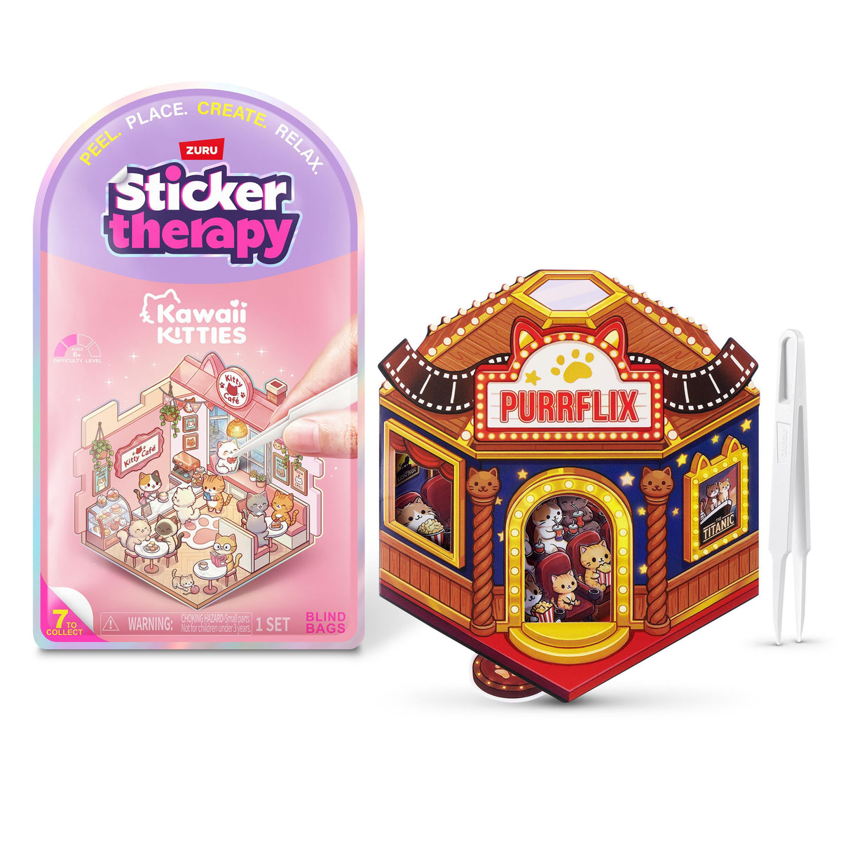Zuru Sticker Therapie - Kawaii Kätzchen (1Stück)