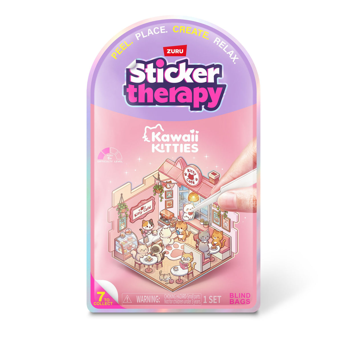 Zuru Sticker Therapie - Kawaii Kätzchen (1Stück)