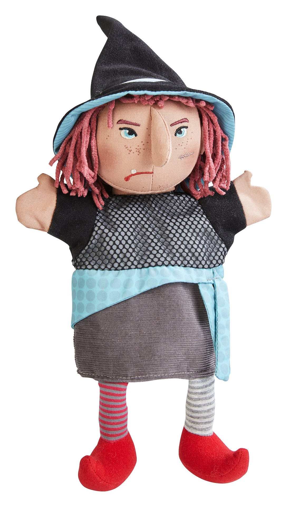 Handpuppe Hexe Hella von HABA fördert Motorik und Kreativität bei Kindern