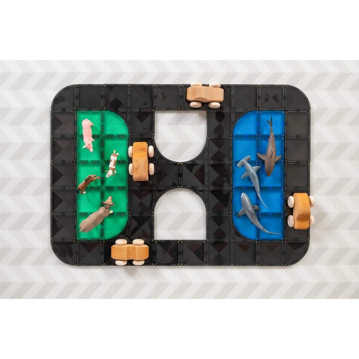 Magnetbausteine Roads Creative 48 Teile