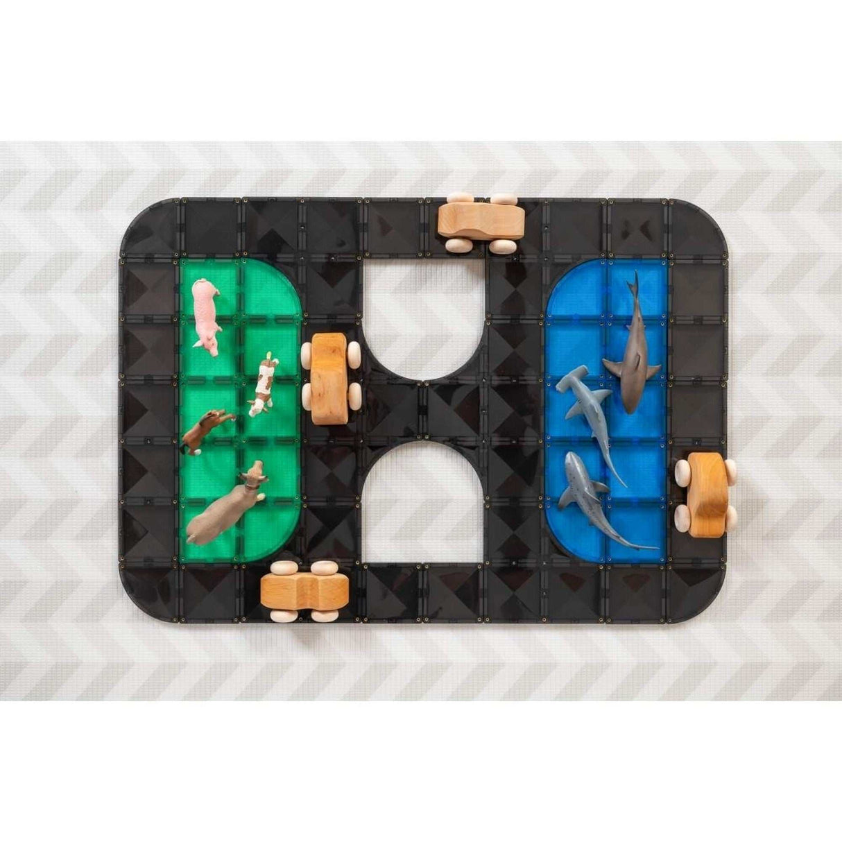 Magnetbausteine Roads Creative 48 Teile