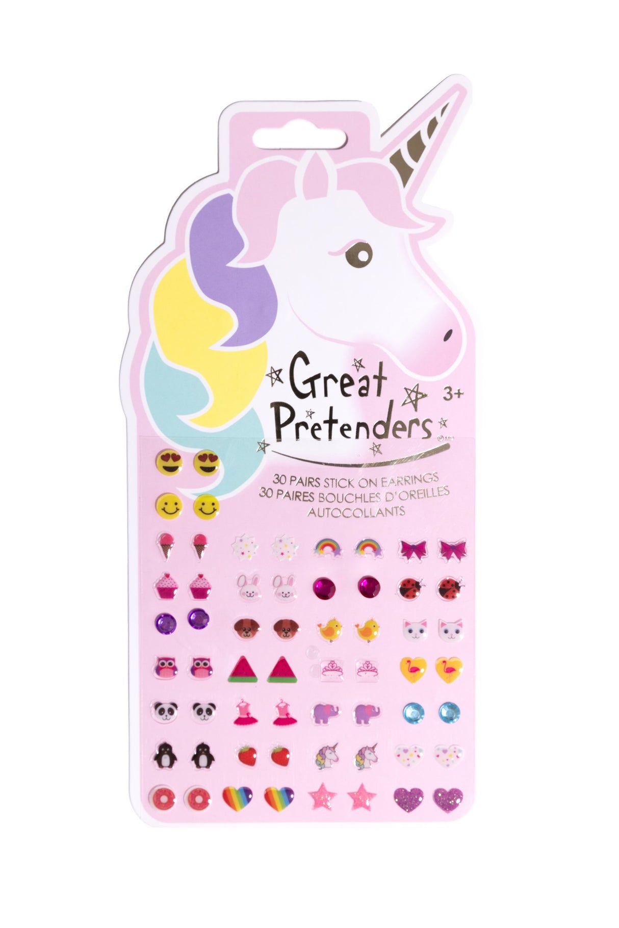 Einhorn Ohrsticker (30 Paar)