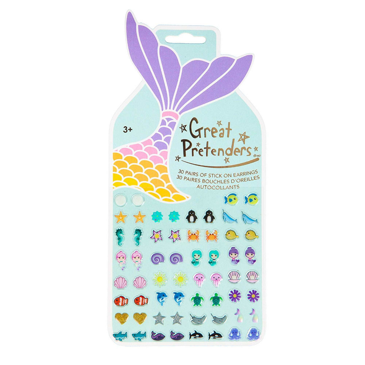 Meerjungfrau Ohrsticker (30 Paar)