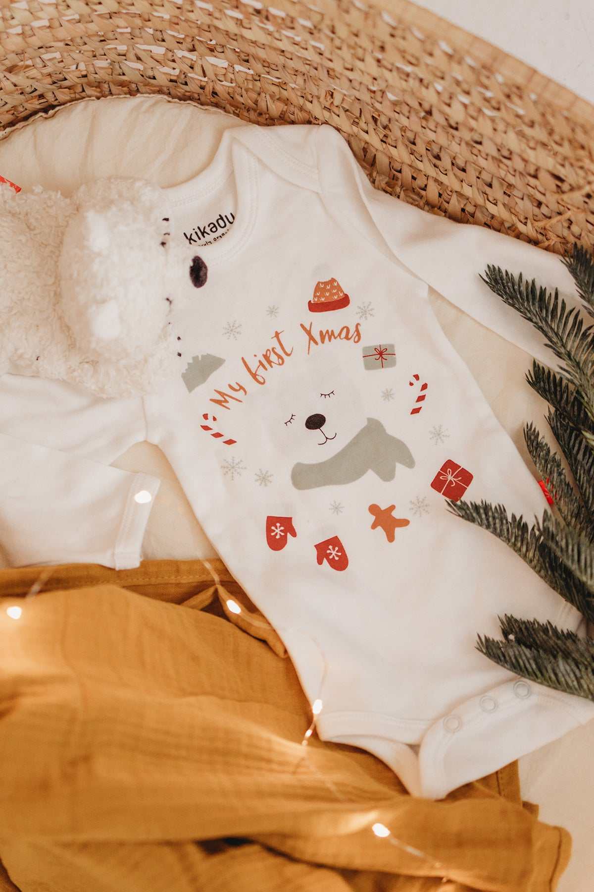 Xmas Body Eisbär 62/68