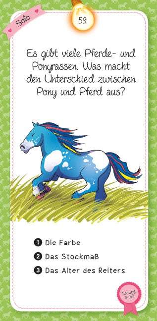Das Quiz Pferde und Ponys