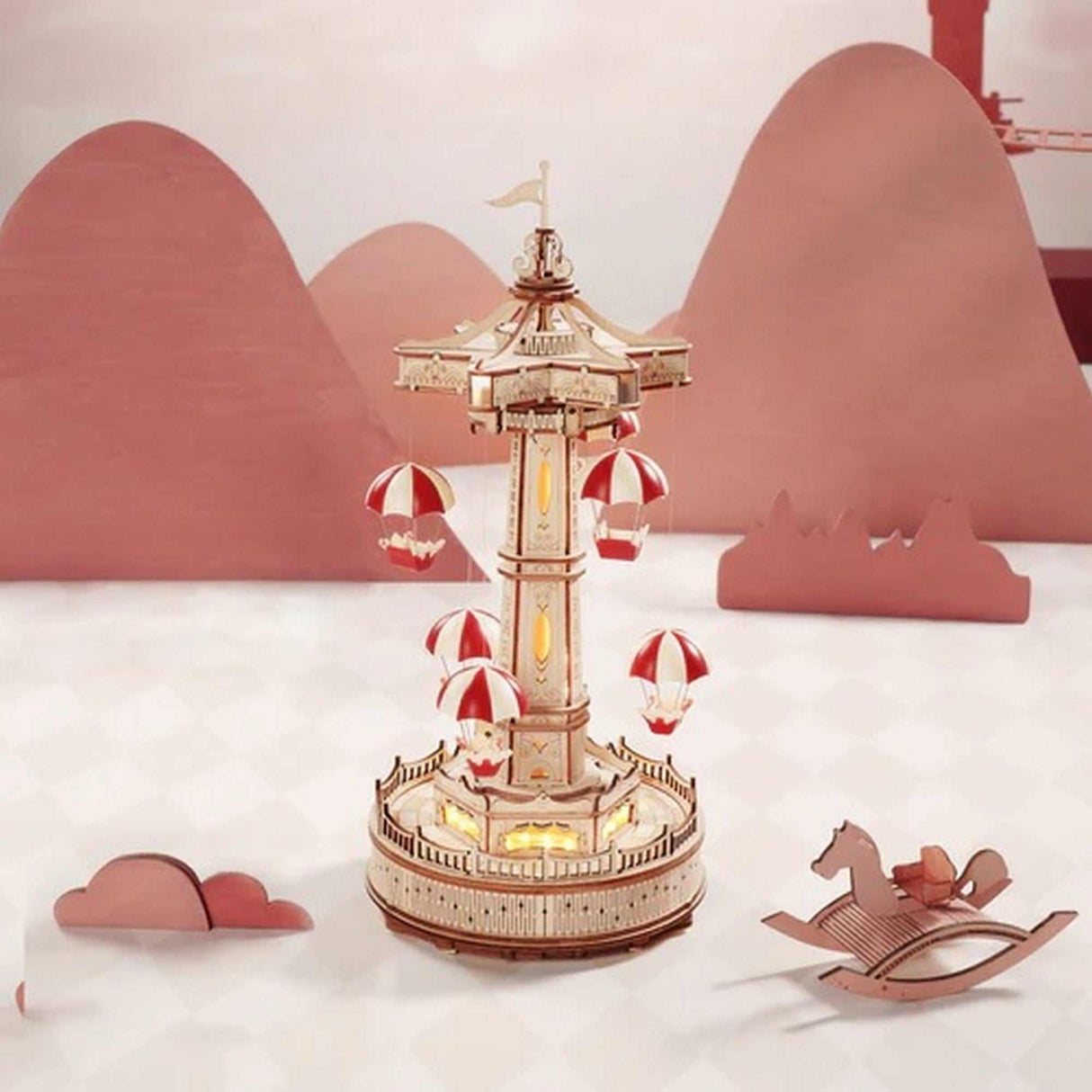 Parachute Tower-Puzzle