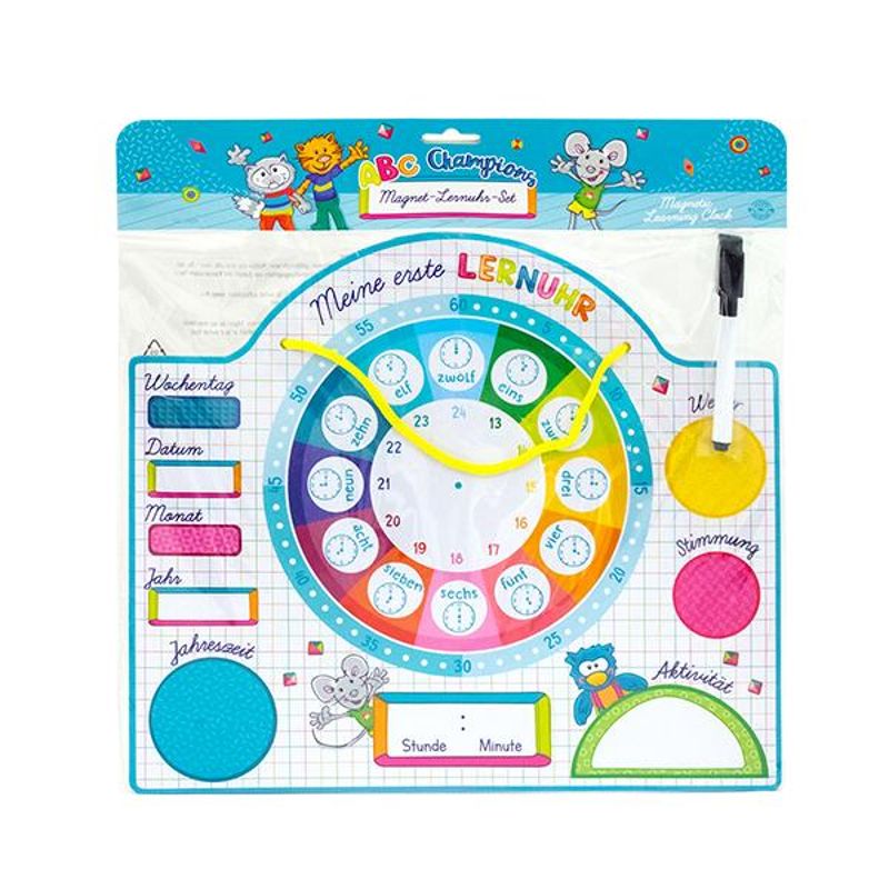 ABC CHAMPIONS Lernuhr-Set