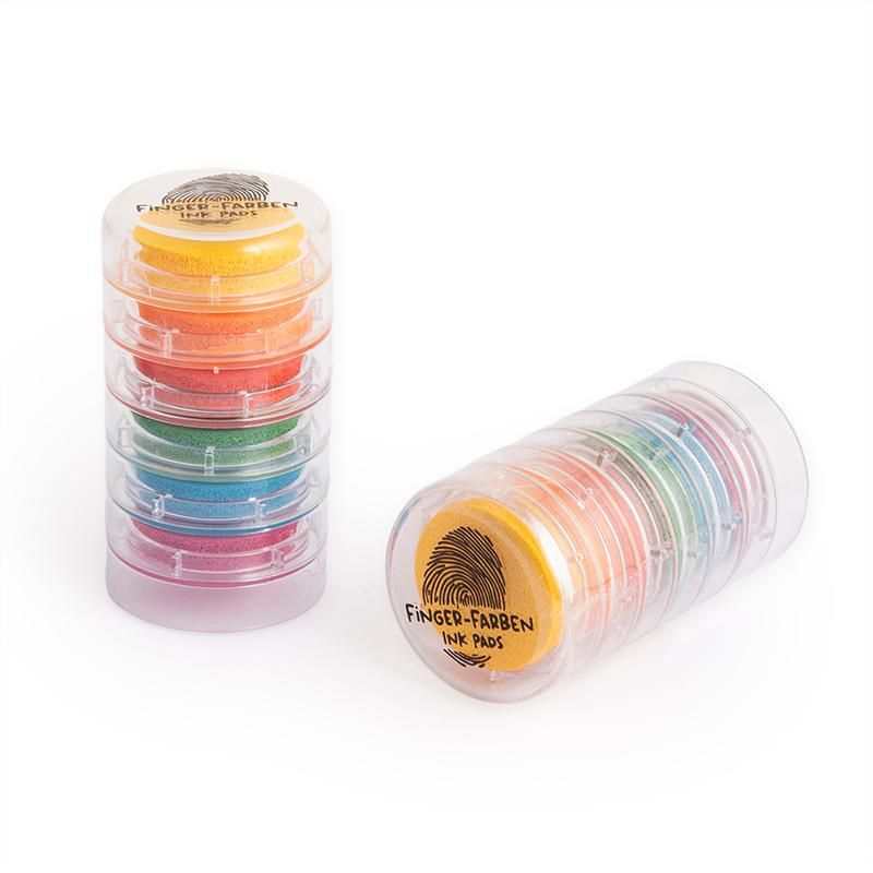 Fingerstempel-Farben 6er-Turm