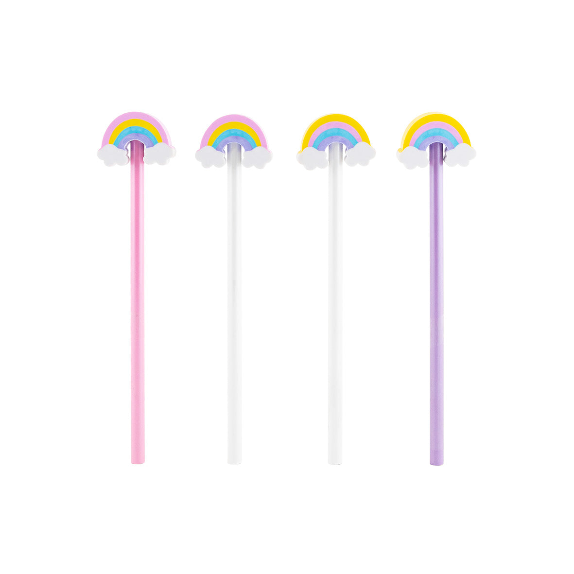 Regenbogen Bleistift & Radierer