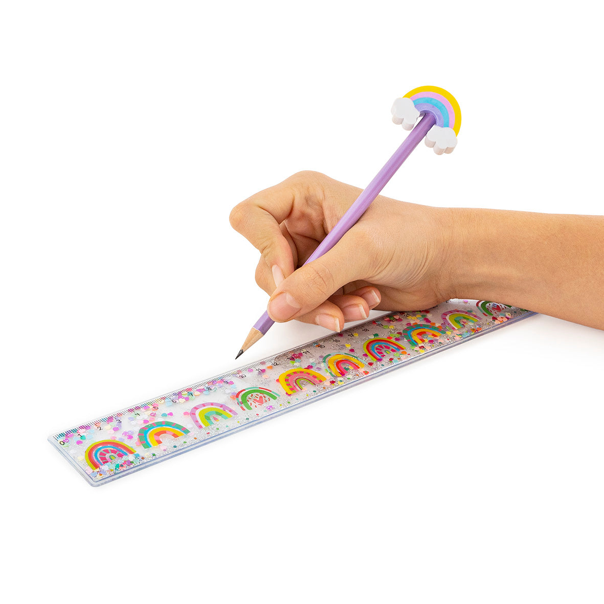 Regenbogen Bleistift & Radierer