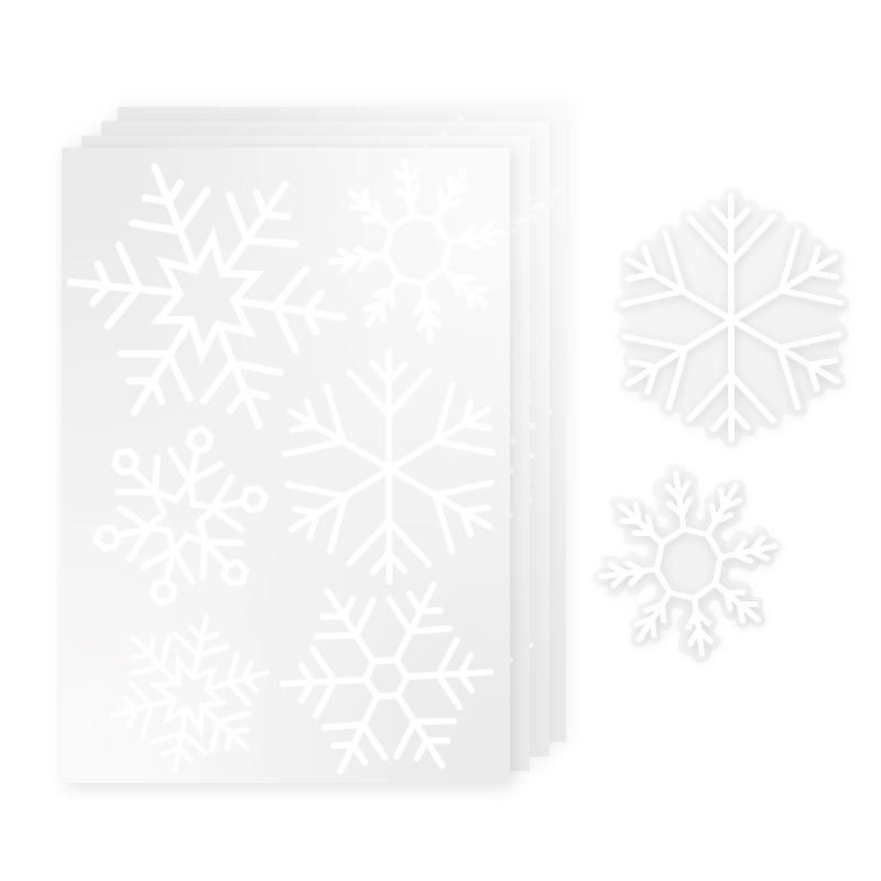 MAGIC MOMENTS Fenster-Sticker Schneekristalle