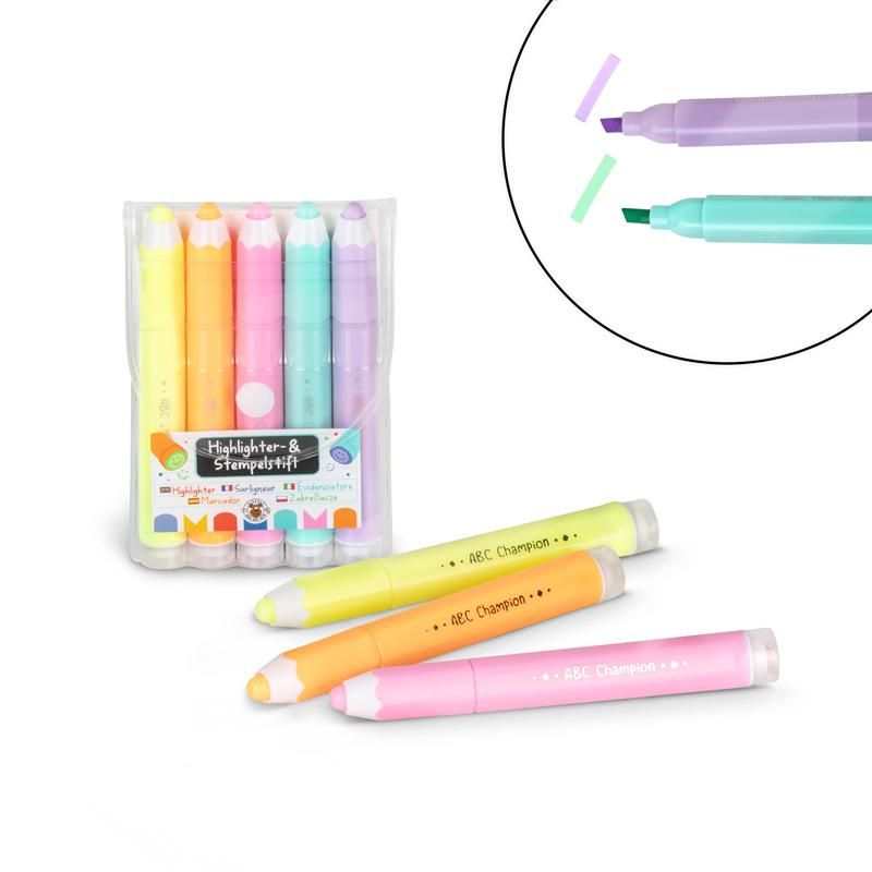 ABC CHAMPIONS Highlighter- & Stempelstift