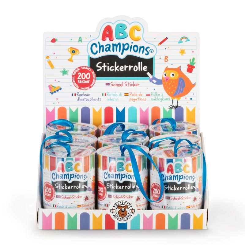 ABC CHAMPIONS Stickerrolle