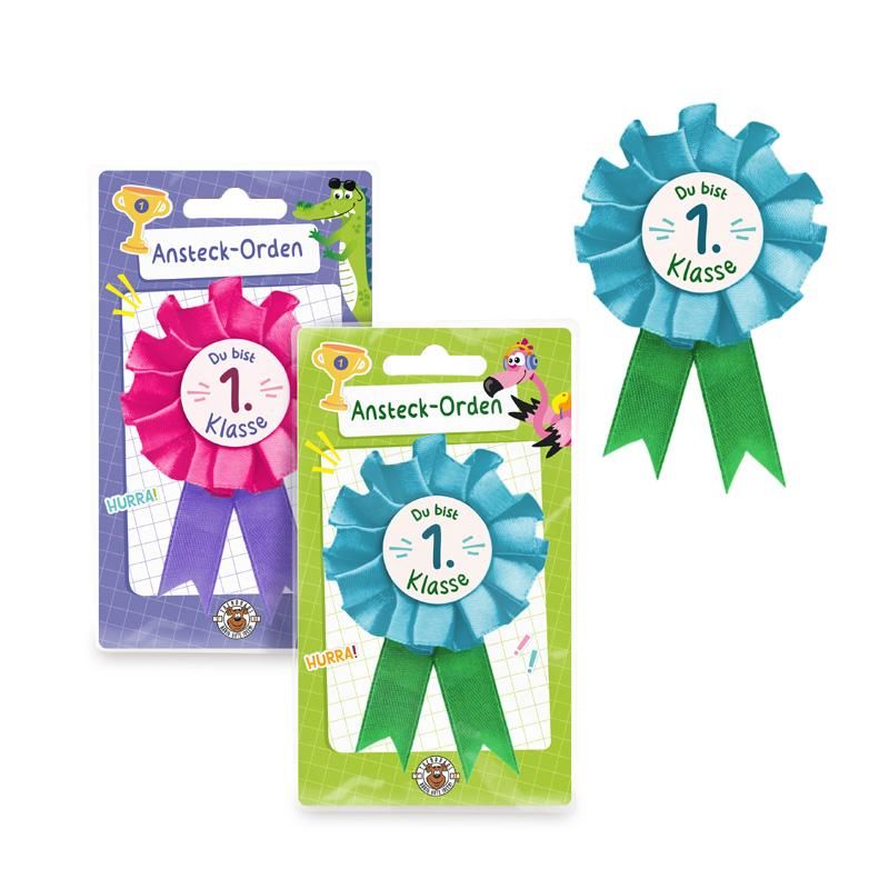 ABC CHAMPIGNONS Ansteck Orden ""Du bist 1.Klasse