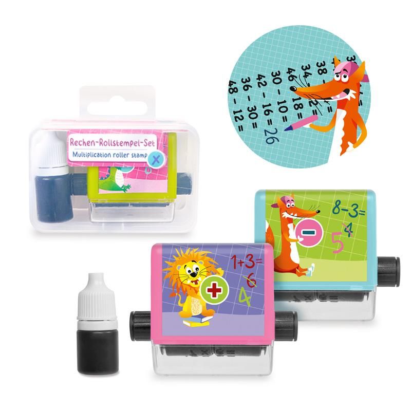 ABC- CHAMPION Rechenrollstempel - Set