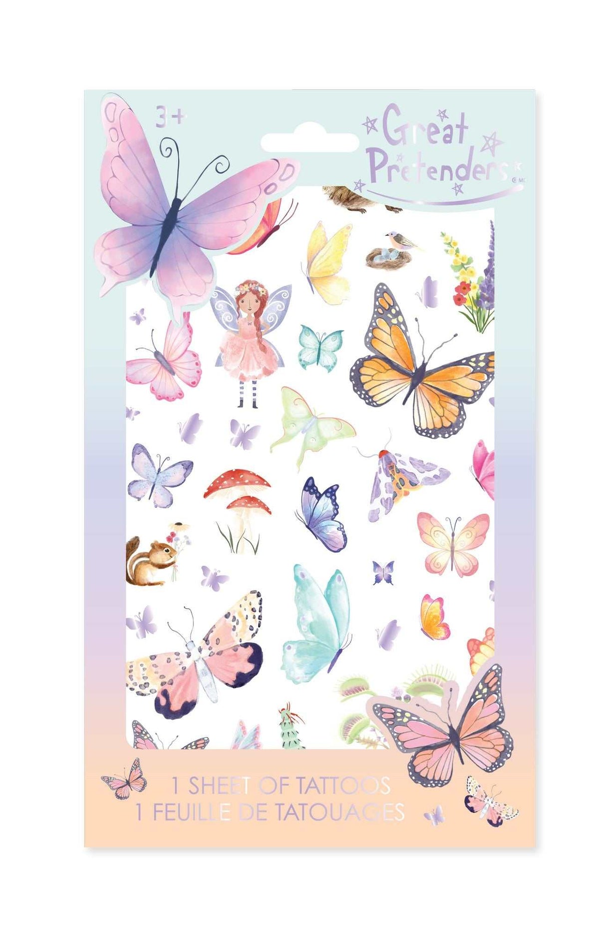 Schmetterling Tattoos (18 Stück)