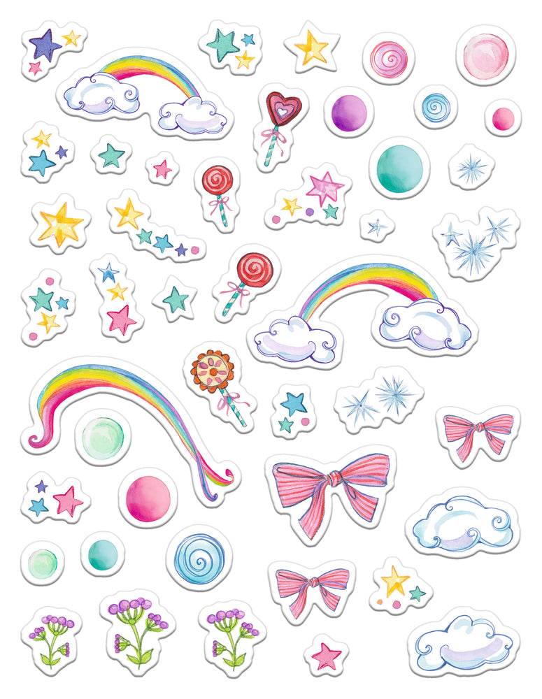 Zauberhafter Einhorn Malblock