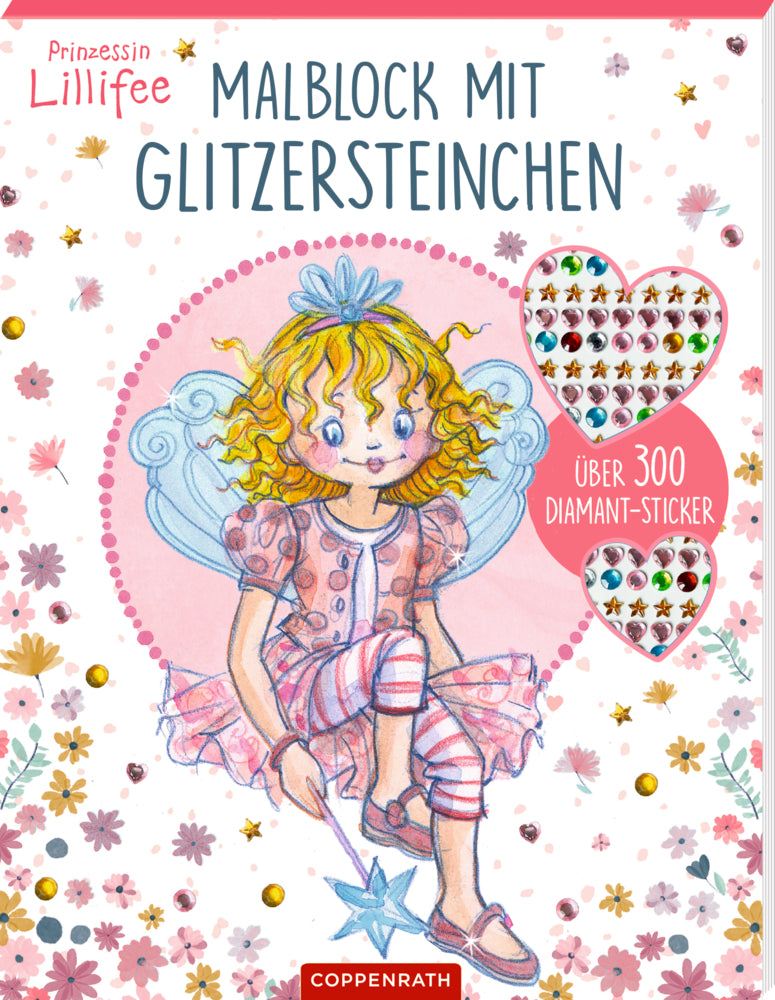 Mal- Bock mit Glitzersteinchen