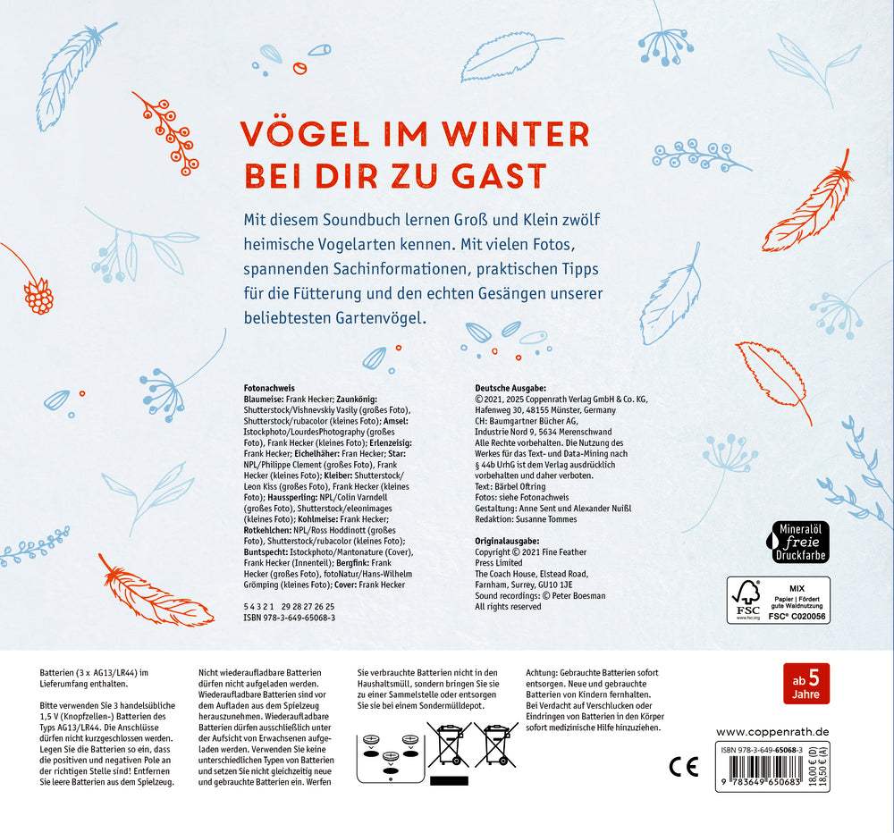 Vögel im Winter bei dir zu Gast