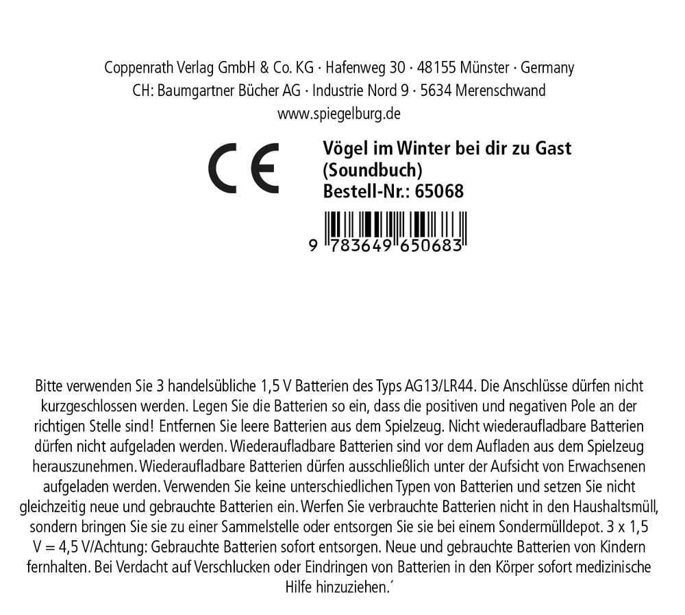 Vögel im Winter bei dir zu Gast